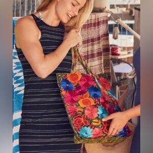 Athleta Sunkissed Midi Dress in Broken Stripe